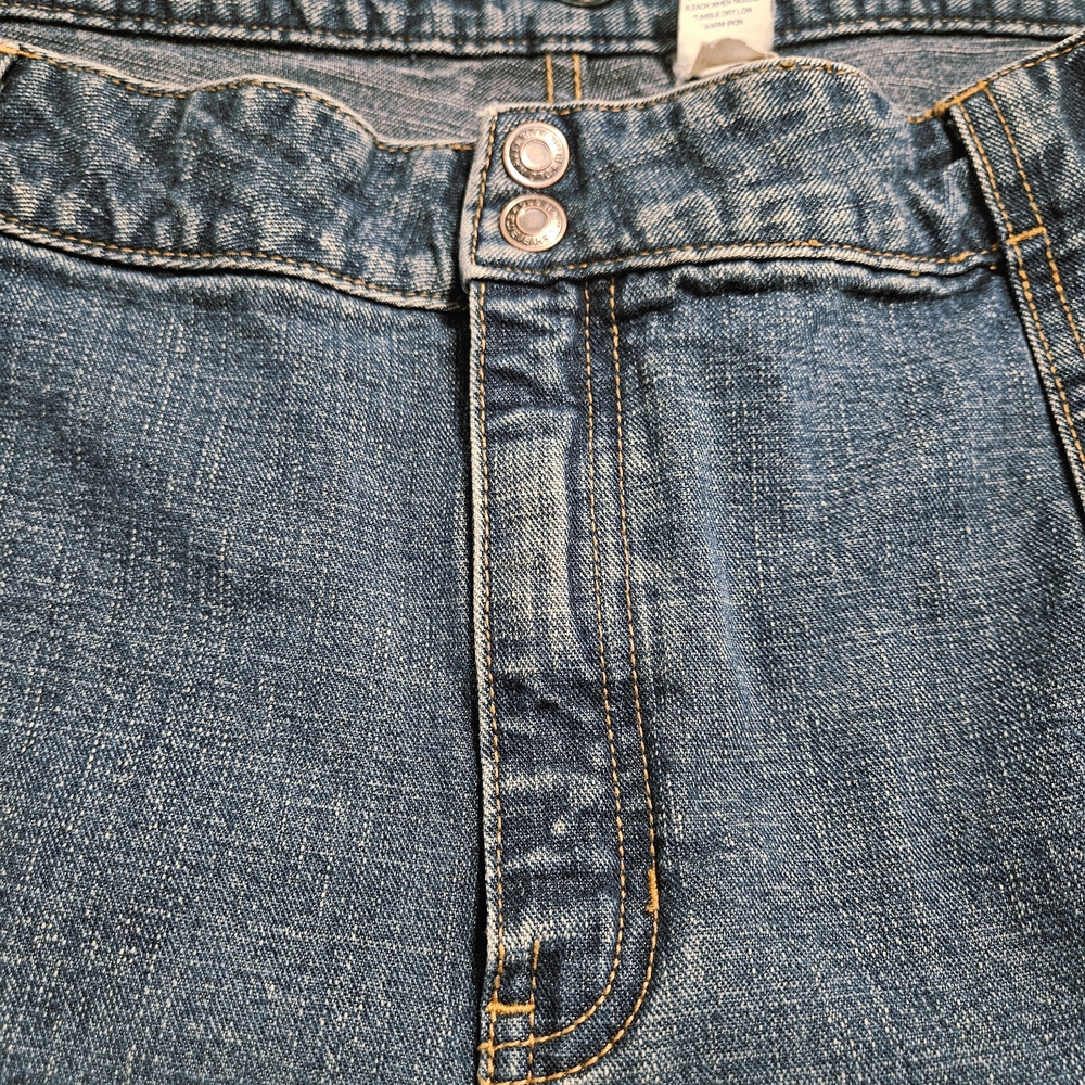 Old Navy Denim Blue Jeans Women's Size 20 Medium Wash Y2K Fall 2002 - Picture 6 of 14